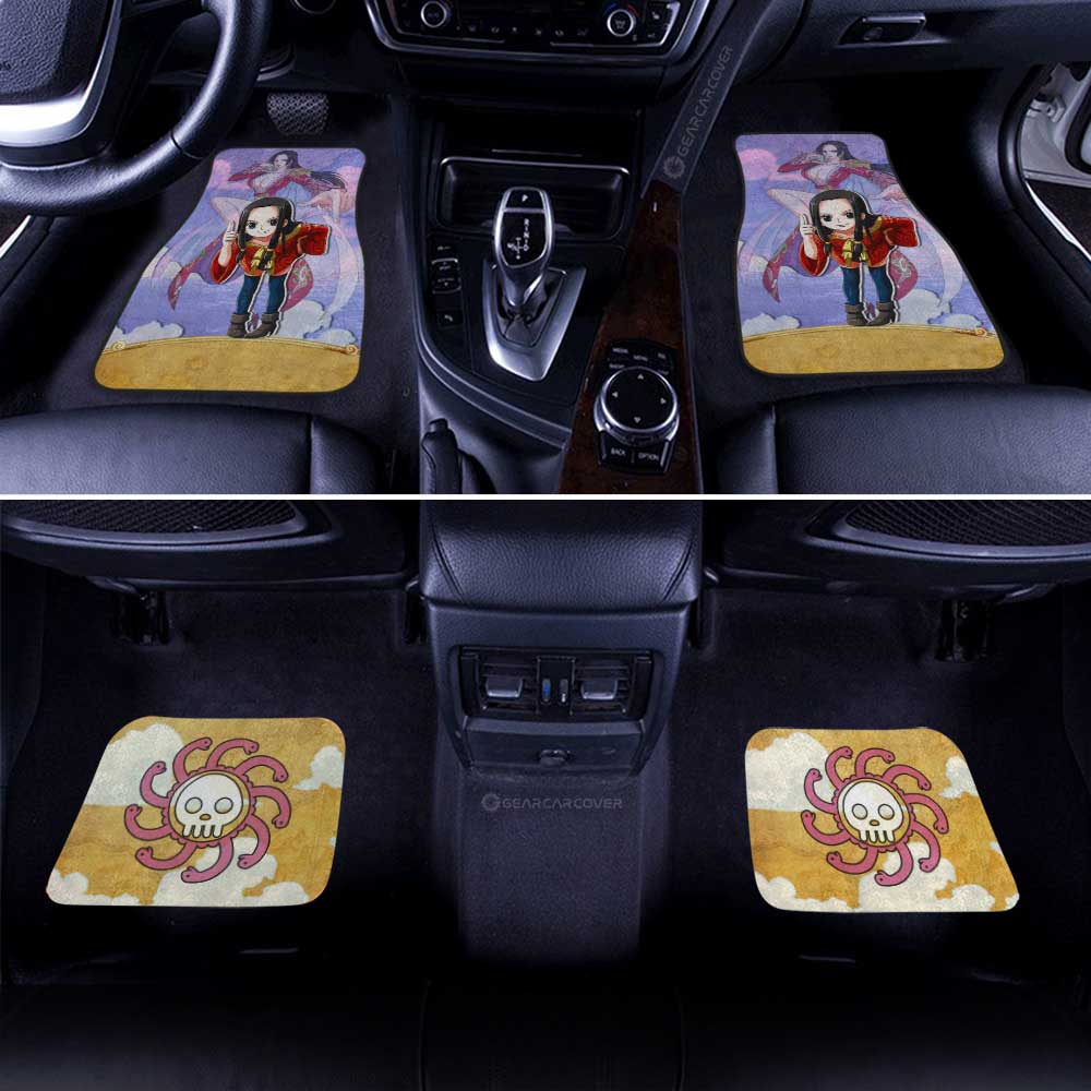 Boa Hancock Car Floor Mats Custom One Piece Map Car Accessories For Anime Fans - Gearcarcover - 3
