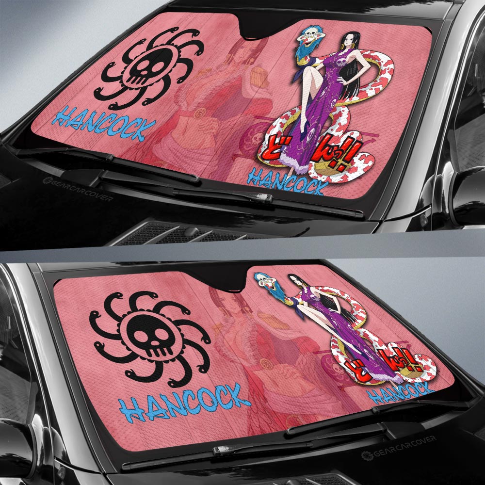 Boa Hancock Car Sunshade Custom One Piece Anime Car Accessories - Gearcarcover - 2