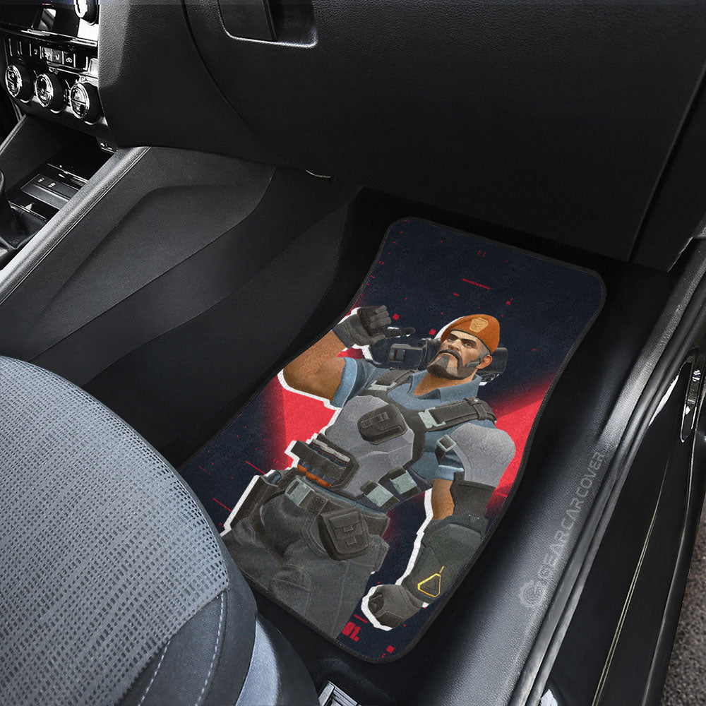 Brimstone Car Floor Mats Custom Valorant Agent - Gearcarcover - 3