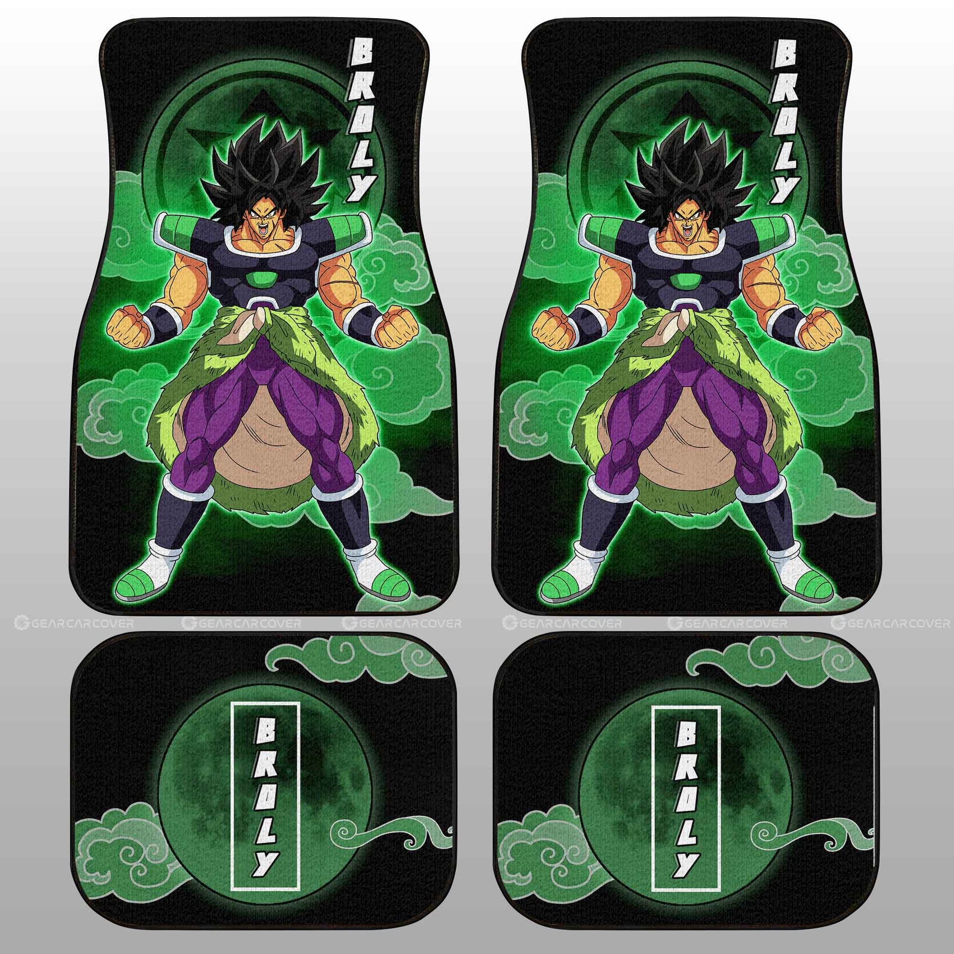 Broly Car Floor Mats Custom Anime Dragon Ball Car Accessories - Gearcarcover - 2