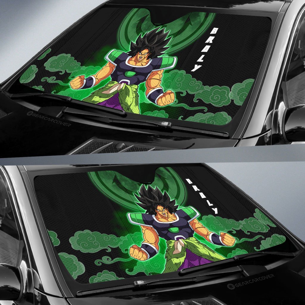 Broly Car Sunshade Custom Anime Dragon Ball Car Accessories - Gearcarcover - 2