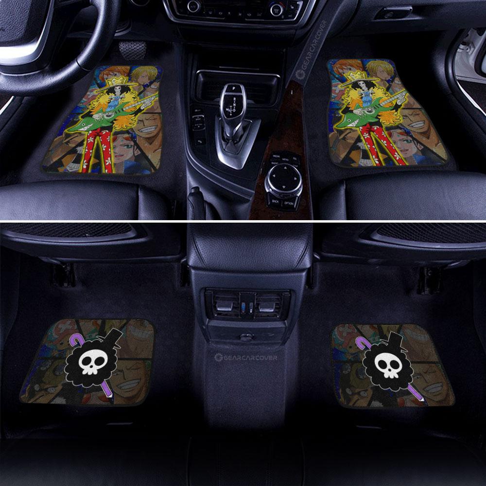 Brook Car Floor Mats Custom One Piece Anime Car Interior Accessories - Gearcarcover - 3