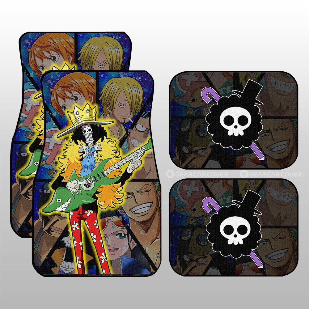 Brook Car Floor Mats Custom One Piece Anime Car Interior Accessories - Gearcarcover - 1