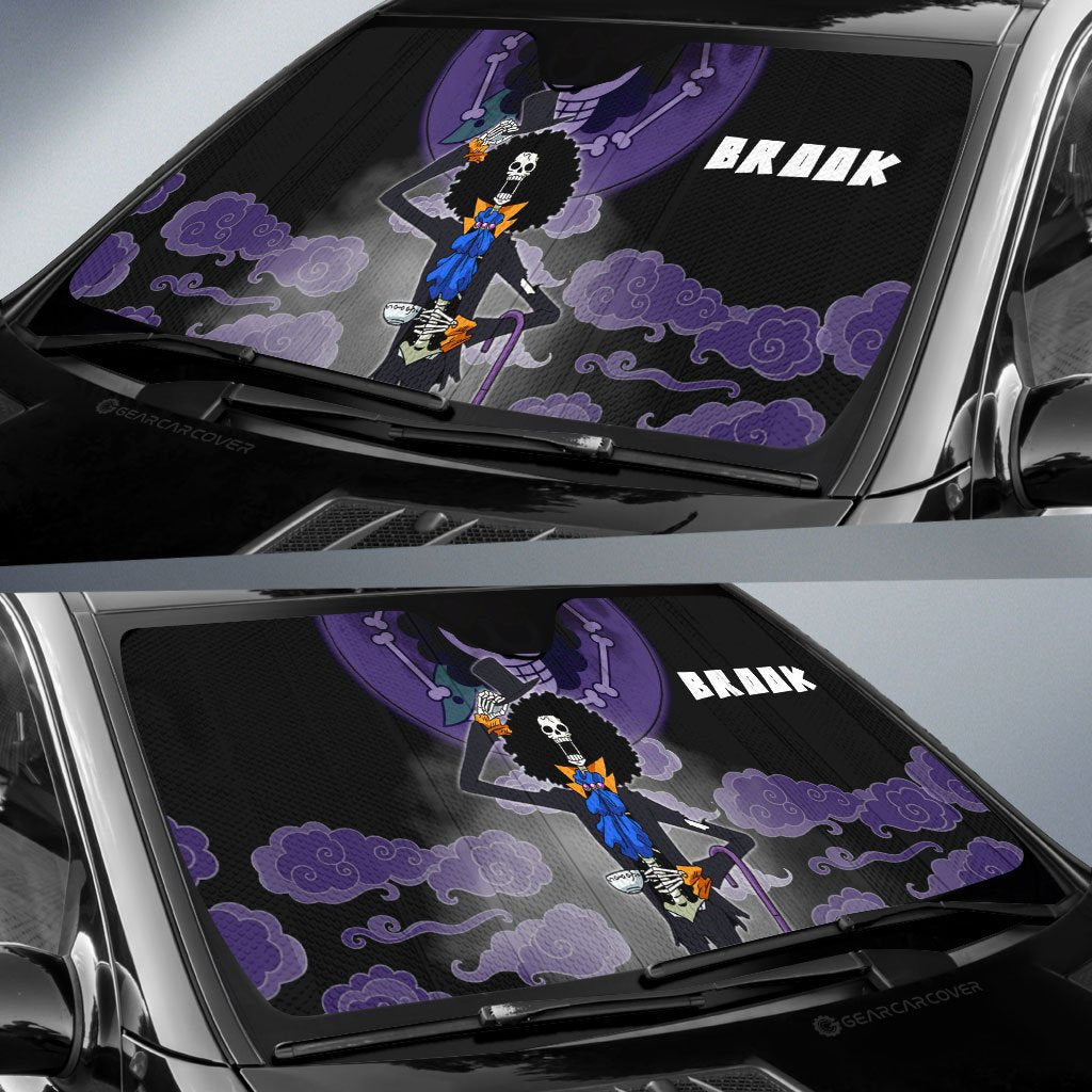 Brook Car Sunshade Custom Anime One Piece Car Accessories For Anime Fans - Gearcarcover - 2