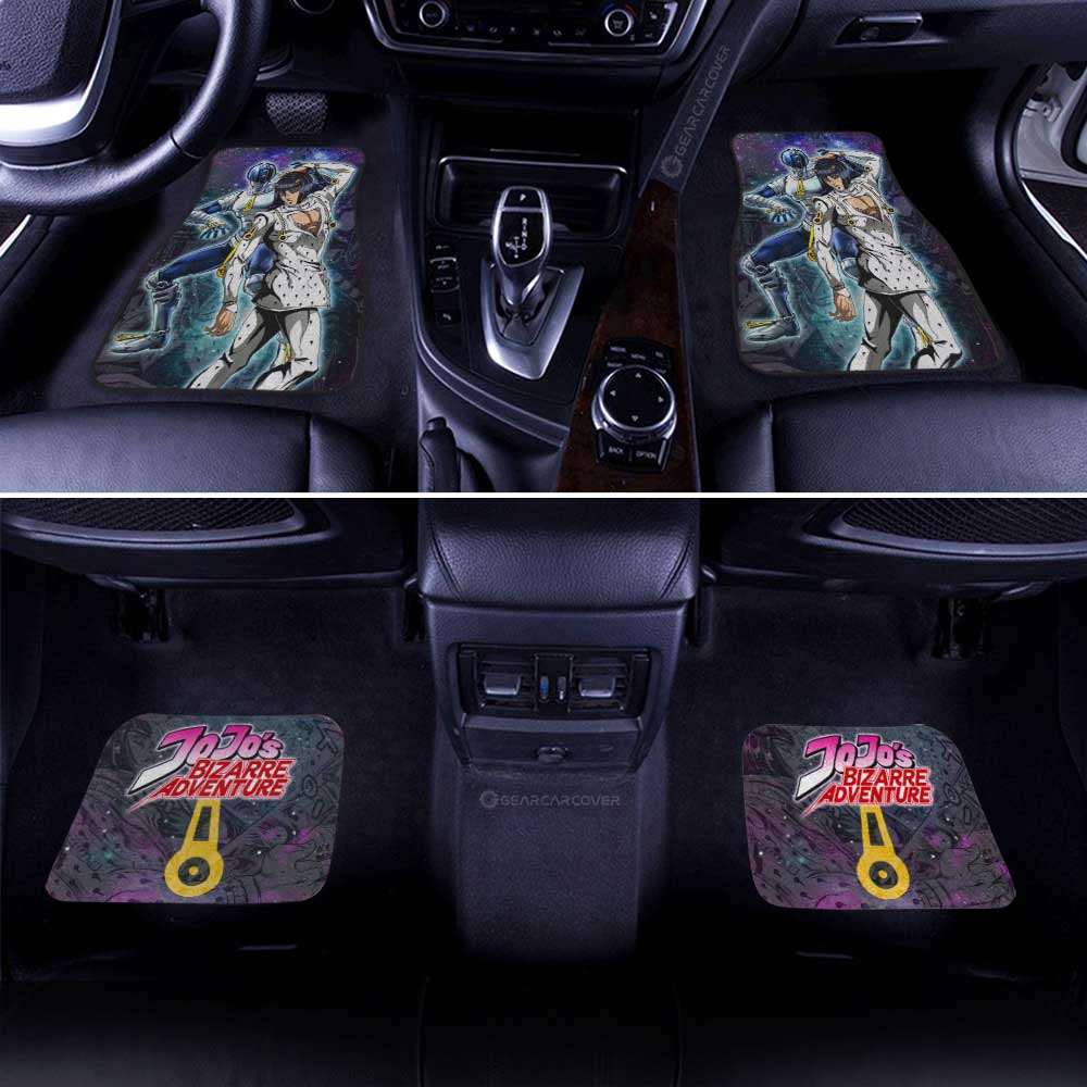 Bruno Bucciarati Car Floor Mats Custom Galaxy Manga JJBA Anime - Gearcarcover - 3