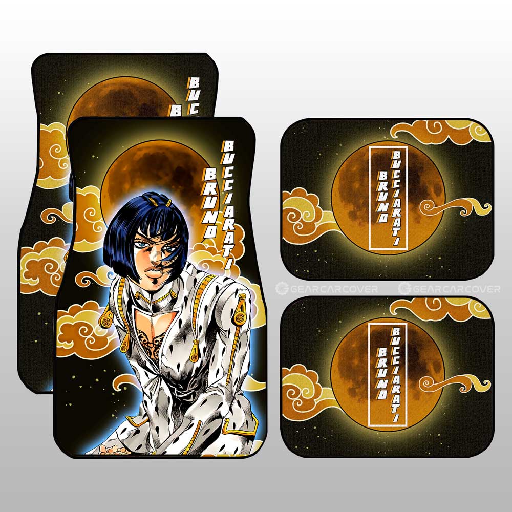 Bruno Bucciarati Car Floor Mats Custom JoJo's Bizarre Adventure Anime - Gearcarcover - 1