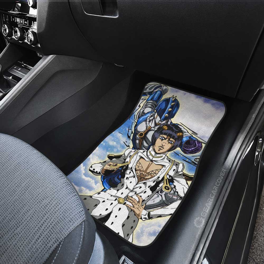Bruno Bucciarati Car Floor Mats Custom Jojo's Bizarre Adventures Anime - Gearcarcover - 3