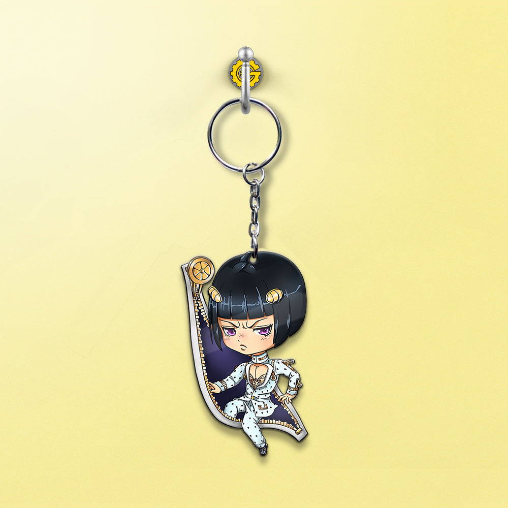 Bruno Bucciarati Keychain Custom JoJo's Bizarre Adventure Anime Car Accessories - Gearcarcover - 2