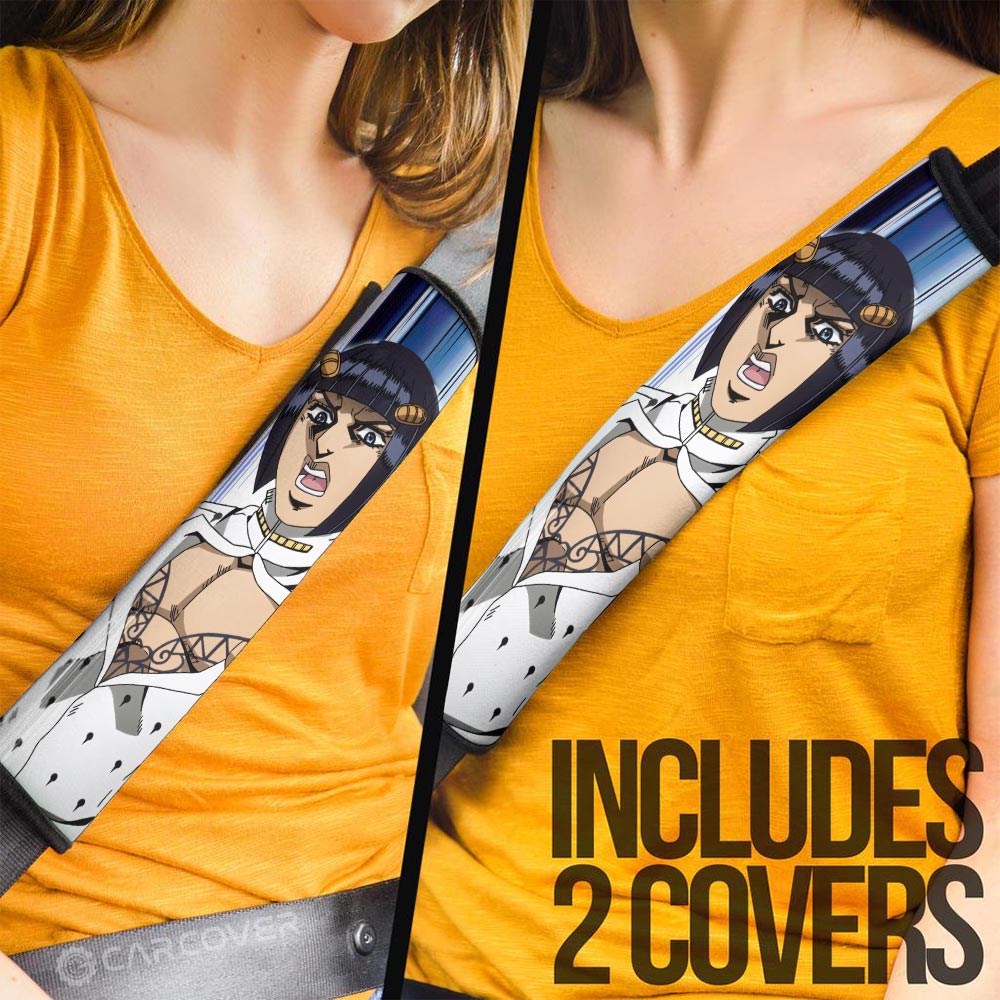 Bruno Bucciarati Seat Belt Covers Custom JoJo's Bizarre Adventure Anime Car Accessories - Gearcarcover - 3
