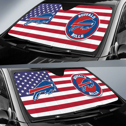 Buffalo Bills Car Sunshade Custom Car Decor Accessories - Gearcarcover - 2