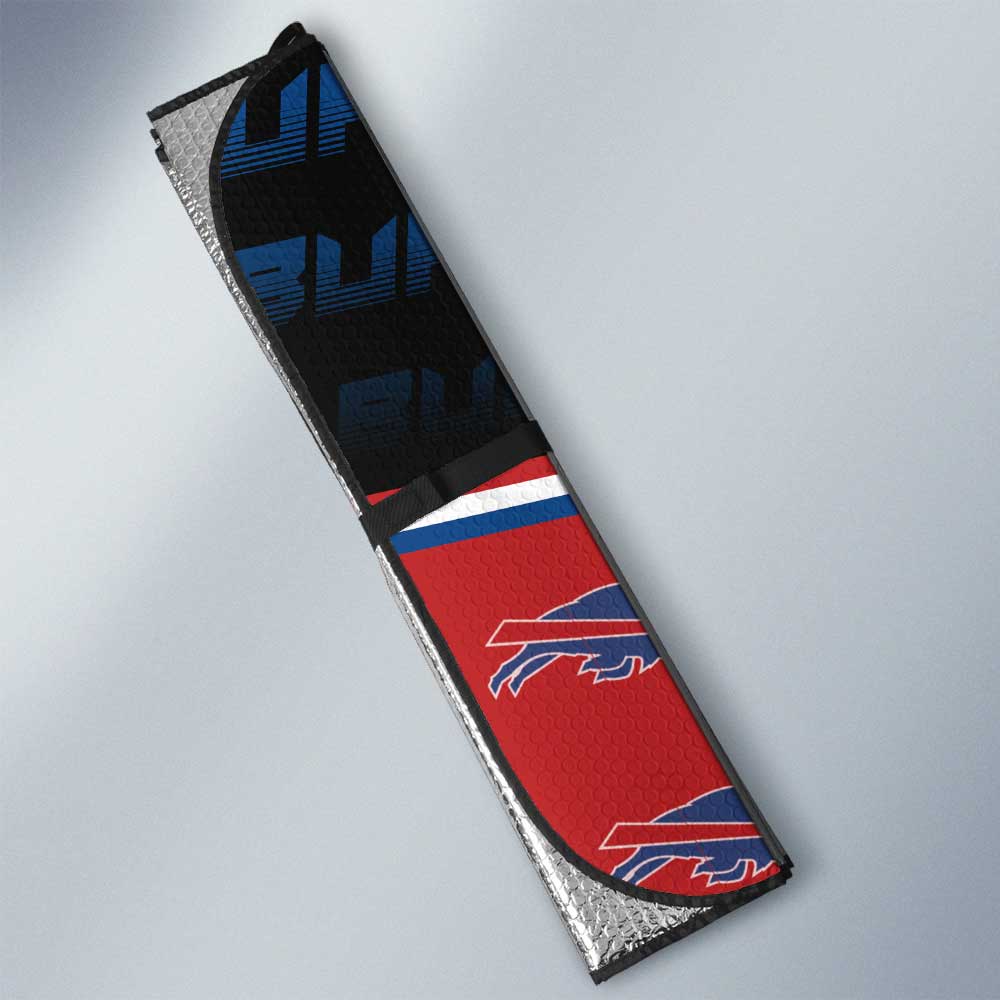 Buffalo Bills Car Sunshade Custom Car Decorations For Fans - Gearcarcover - 3