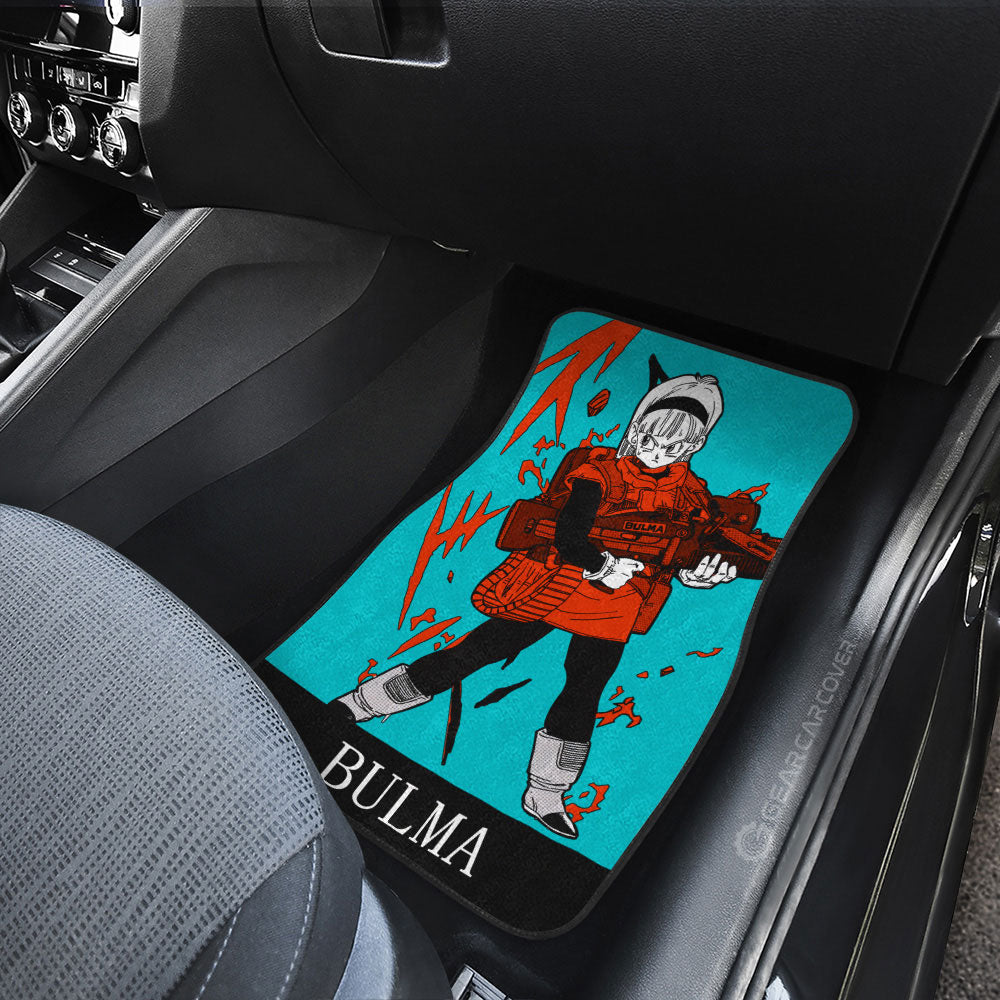 Bulma Car Floor Mats Custom Dragon Ball Anime Manga Color Style - Gearcarcover - 4