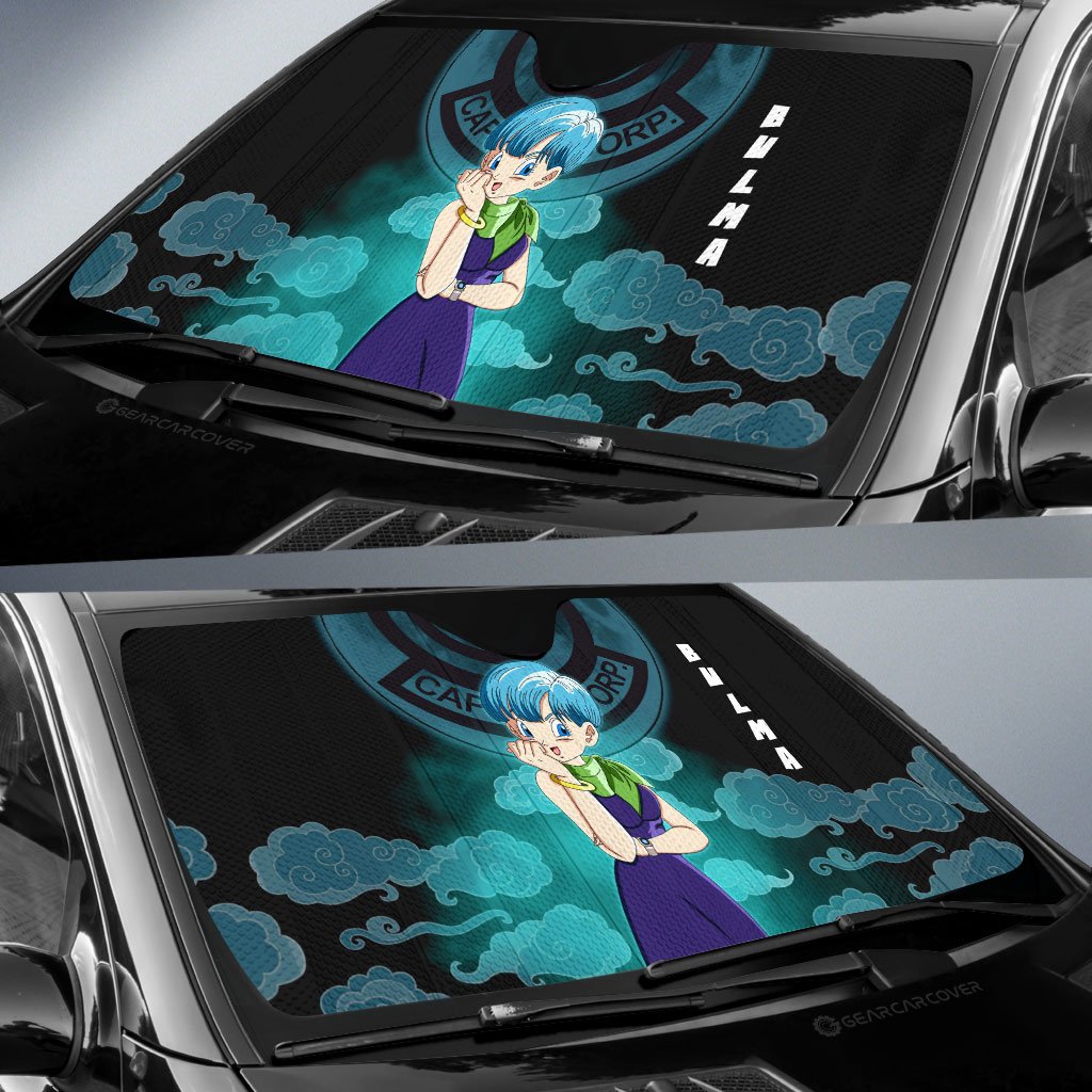 Bulma Car Sunshade Custom Dragon Ball Anime Car Accessories - Gearcarcover - 2
