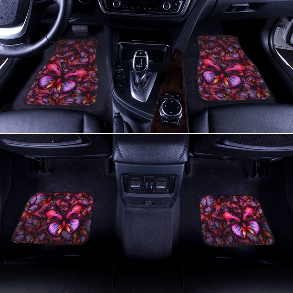 Butterfly Car Floor Mats Custom Colorful Car Accessories - Gearcarcover - 2