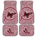 Butterfly Car Floor Mats Custom Multiple Cancer Car Accessories - Gearcarcover - 1