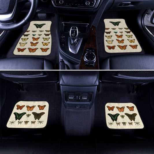 Butterfly Car Floor Mats Custom Pattern Insects Car Accessories - Gearcarcover - 1