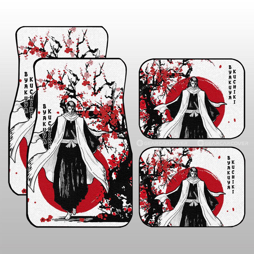 Byakuya Kuchiki Car Floor Mats Custom Japan Style Anime Bleach Car Interior Accessories - Gearcarcover - 1