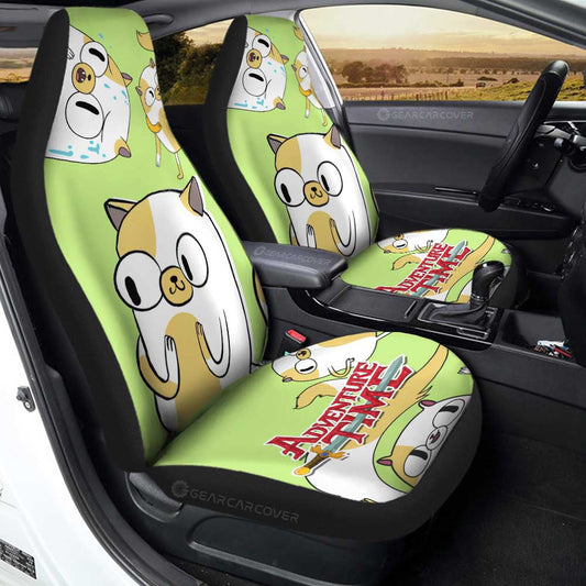 Cake Adventure Time Car Seat Covers Custom Cartoon Car Accessories - Gearcarcover - 1