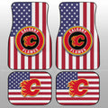 Calgary Flames Car Floor Mats Custom Car Decor Accessories - Gearcarcover - 1