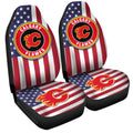 Calgary Flames Car Seat Covers Custom Car Decor Accessories - Gearcarcover - 3