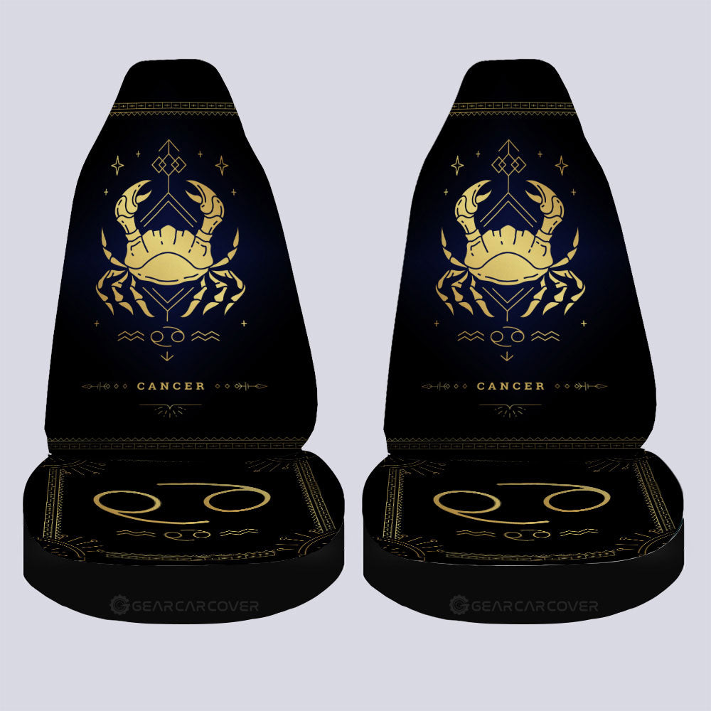 Cancer Car Seat Covers Custom Zodiac Car Accessories - Gearcarcover - 2