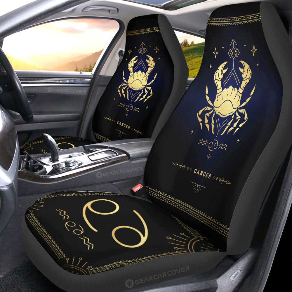 Cancer Car Seat Covers Custom Zodiac Car Accessories - Gearcarcover - 4