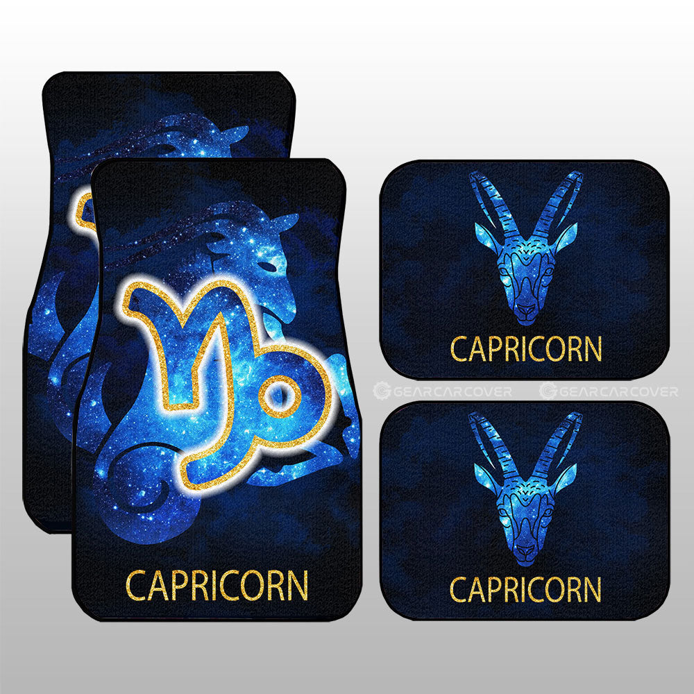 Capricorn Car Floor Mats Custom Zodiac Car Accessories - Gearcarcover - 3