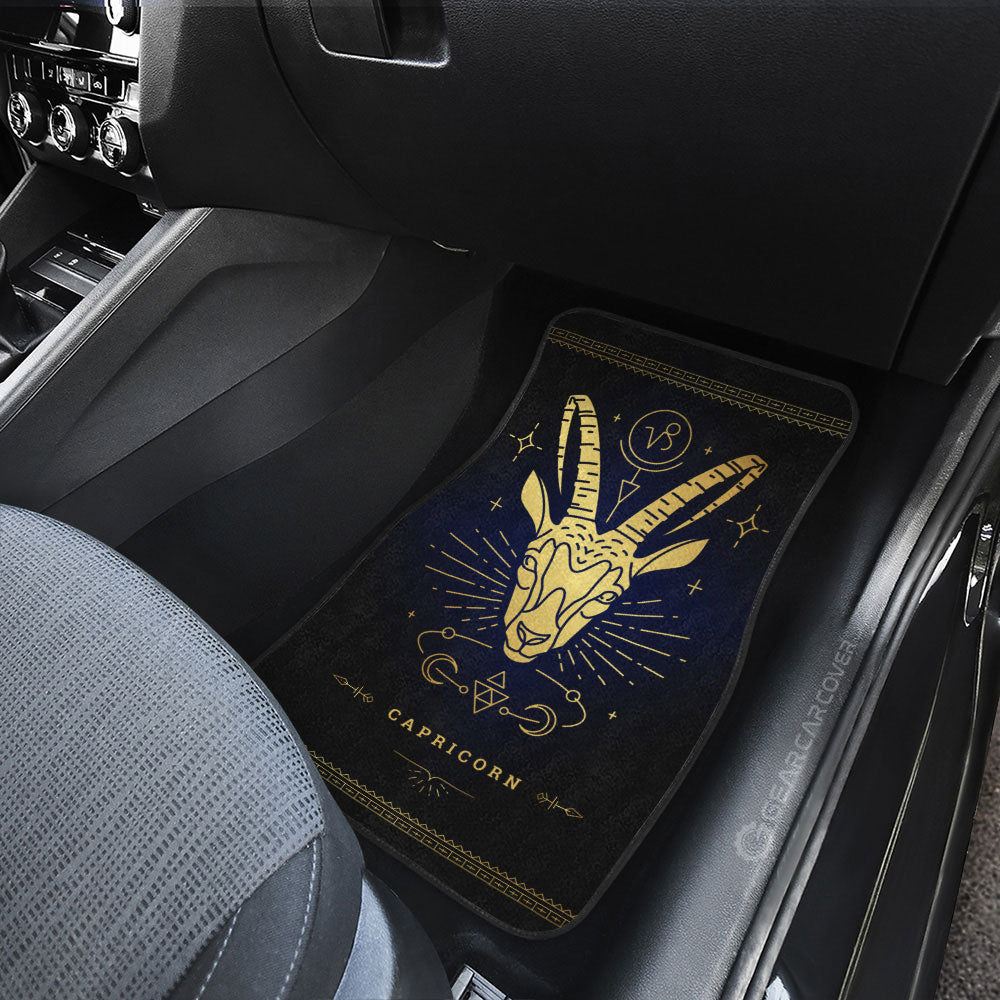 Capricorn Car Floor Mats Custom Zodiac Car Accessories - Gearcarcover - 4