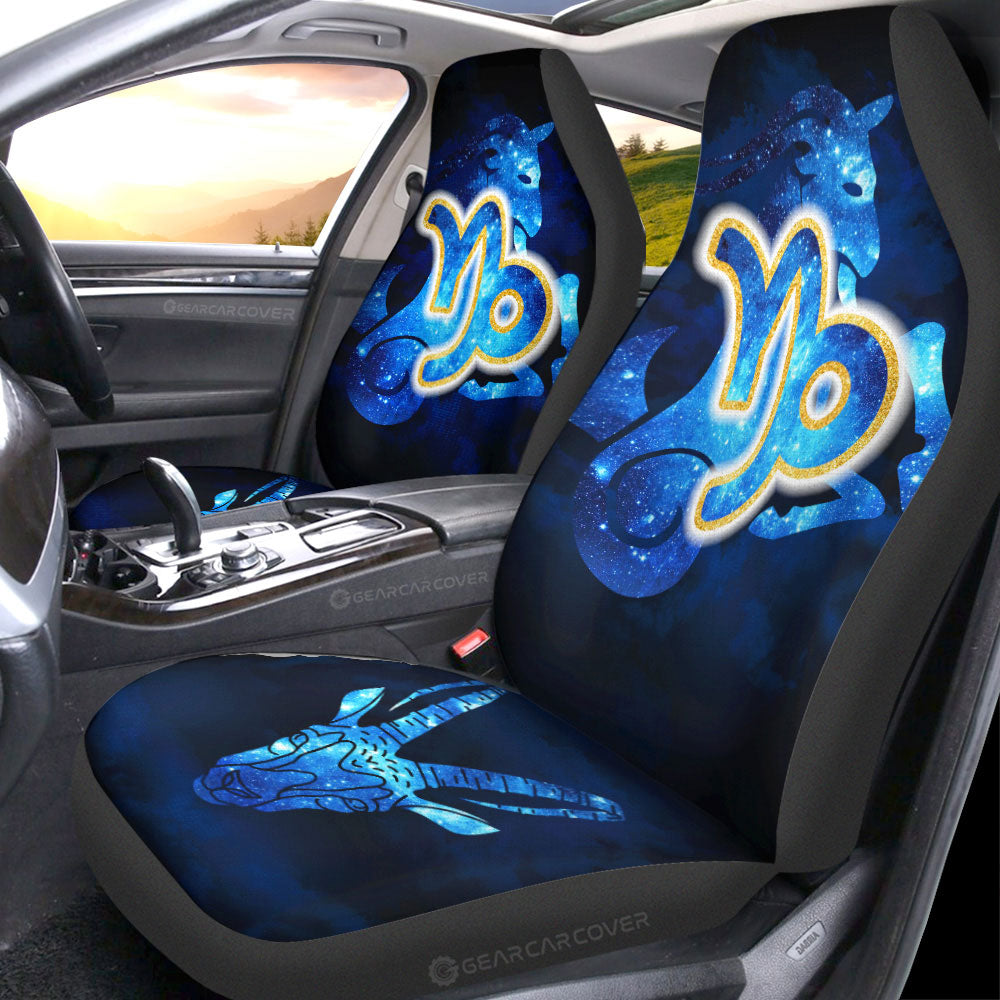 Capricorn Car Seat Covers Custom Name Zodiac Car Accessories - Gearcarcover - 4