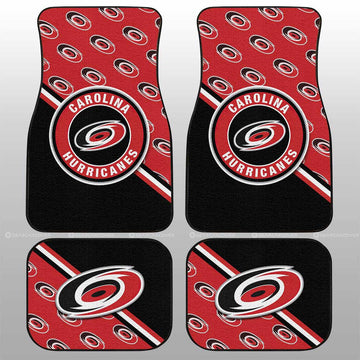 Carolina Hurricanes Car Floor Mats Custom Car Accessories For Fans - Gearcarcover - 1