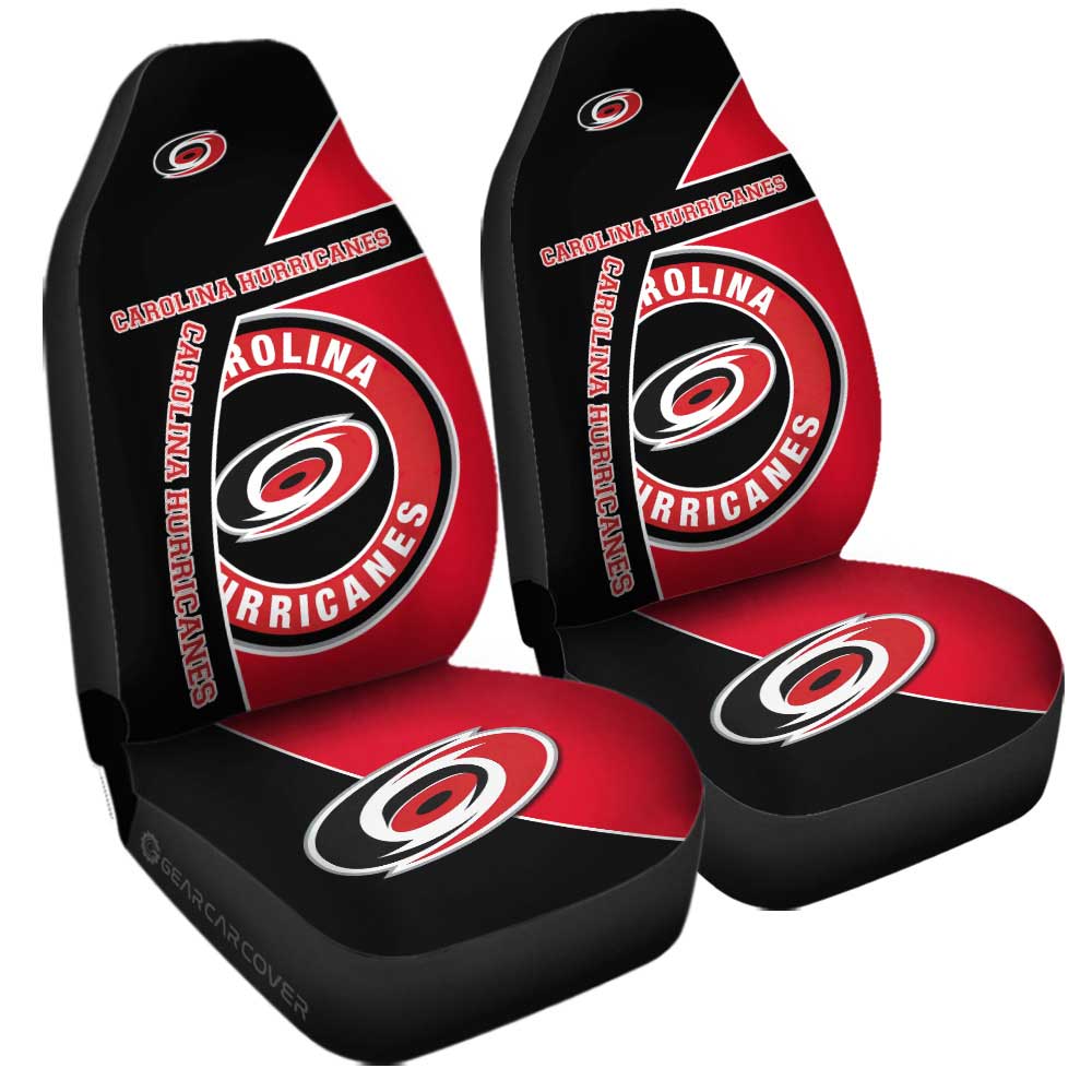 Carolina Hurricanes Car Seat Covers Custom Car Accessories For Fans - Gearcarcover - 3