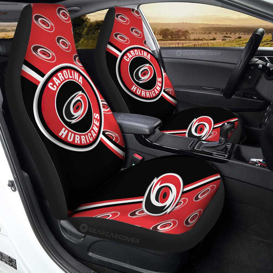 Carolina Hurricanes Car Seat Covers Custom Car Accessories For Fans - Gearcarcover - 1