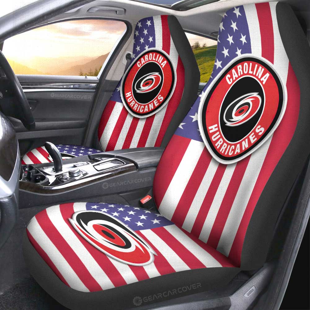Carolina Hurricanes Car Seat Covers Custom Car Decor Accessories - Gearcarcover - 2