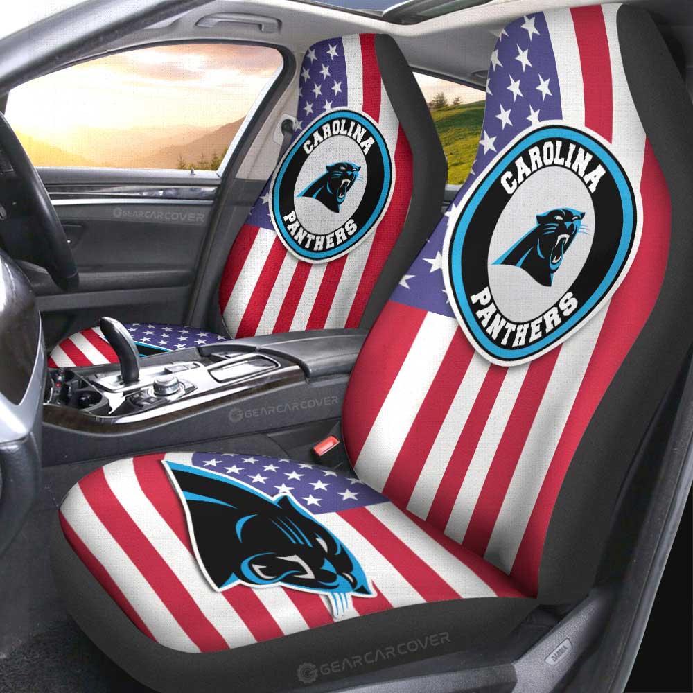 Carolina Panthers Car Seat Covers Custom Car Decor Accessories - Gearcarcover - 2