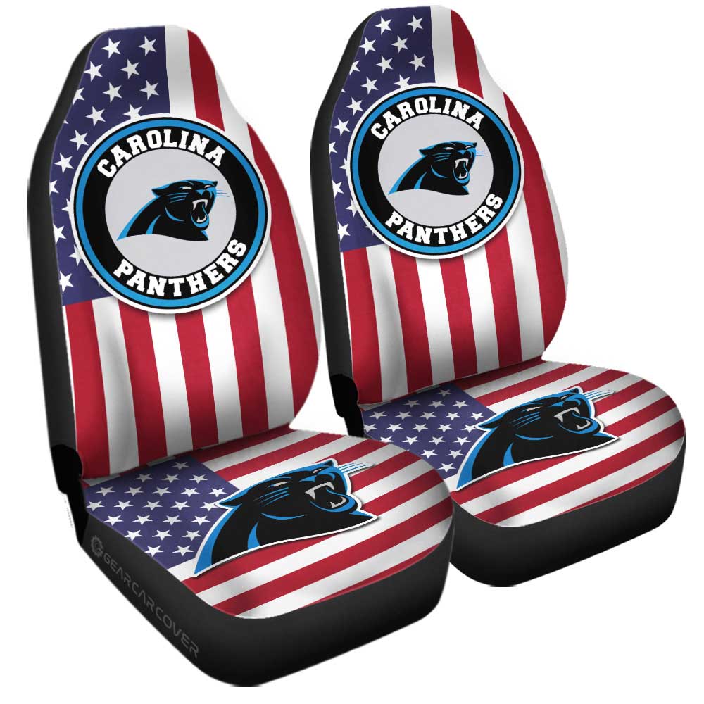 Carolina Panthers Car Seat Covers Custom Car Decor Accessories - Gearcarcover - 3