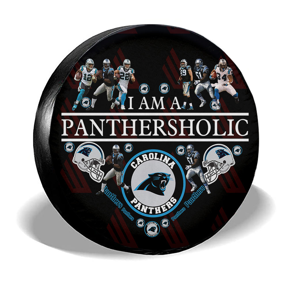 Carolina Panthers Spare Tire Covers Custom For Holic Fans - Gearcarcover - 3