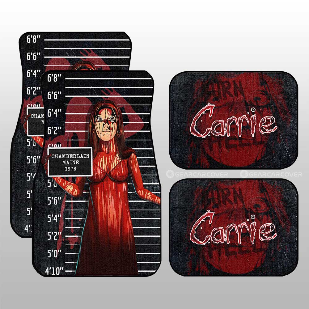 Carrie White in Carrie Car Floor Mats Custom Horro Characters Car Accessories - Gearcarcover - 3