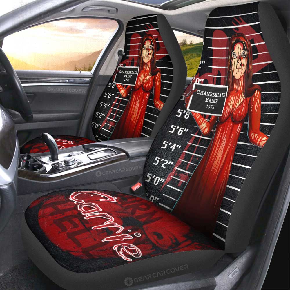 Carrie White in Carrie Car Seat Covers Custom Horror Characters Car Accessories - Gearcarcover - 4