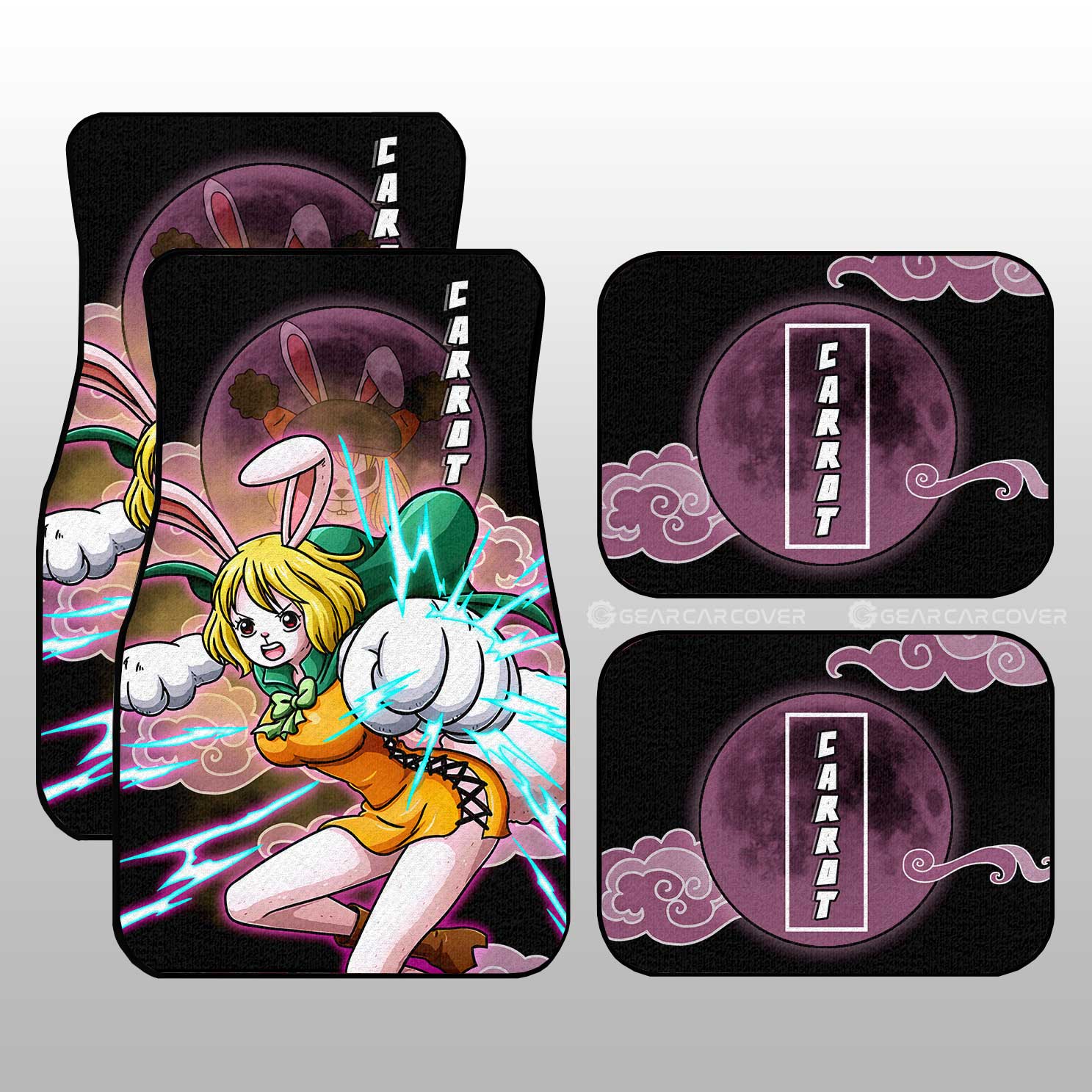Carrot Car Floor Mats Custom One Piece Anime Car Accessories For Anime Fans - Gearcarcover - 1
