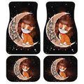 Cat Car Floor Mats I Love You To The Moon And Back Gift Idea For Cat Lovers - Gearcarcover - 1