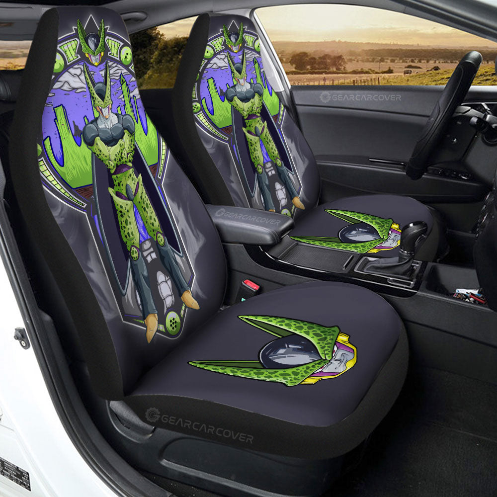 Cell Car Seat Covers Custom Dragon Ball Car Interior Accessories - Gearcarcover - 2