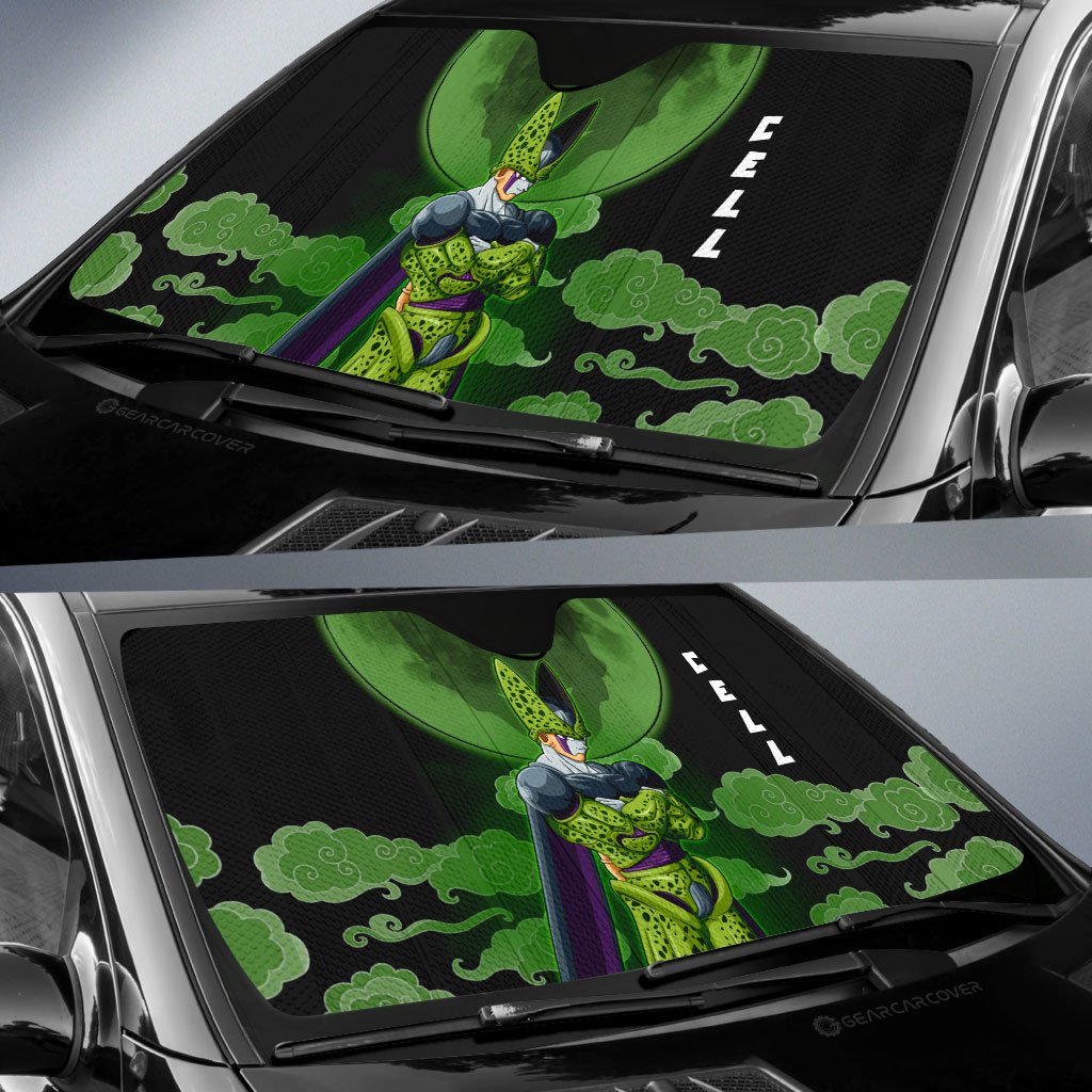 Cell Car Sunshade Custom Dragon Ball Anime Car Accessories - Gearcarcover - 2
