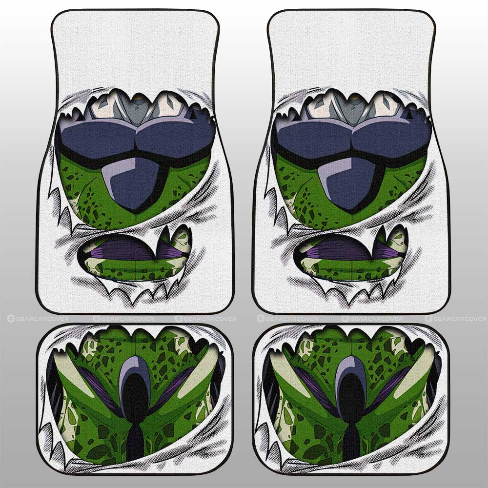 Cell Uniform Car Floor Mats Custom Dragon Ball Anime - Gearcarcover - 1