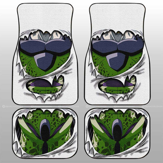 Cell Uniform Car Floor Mats Custom Dragon Ball Anime - Gearcarcover - 1