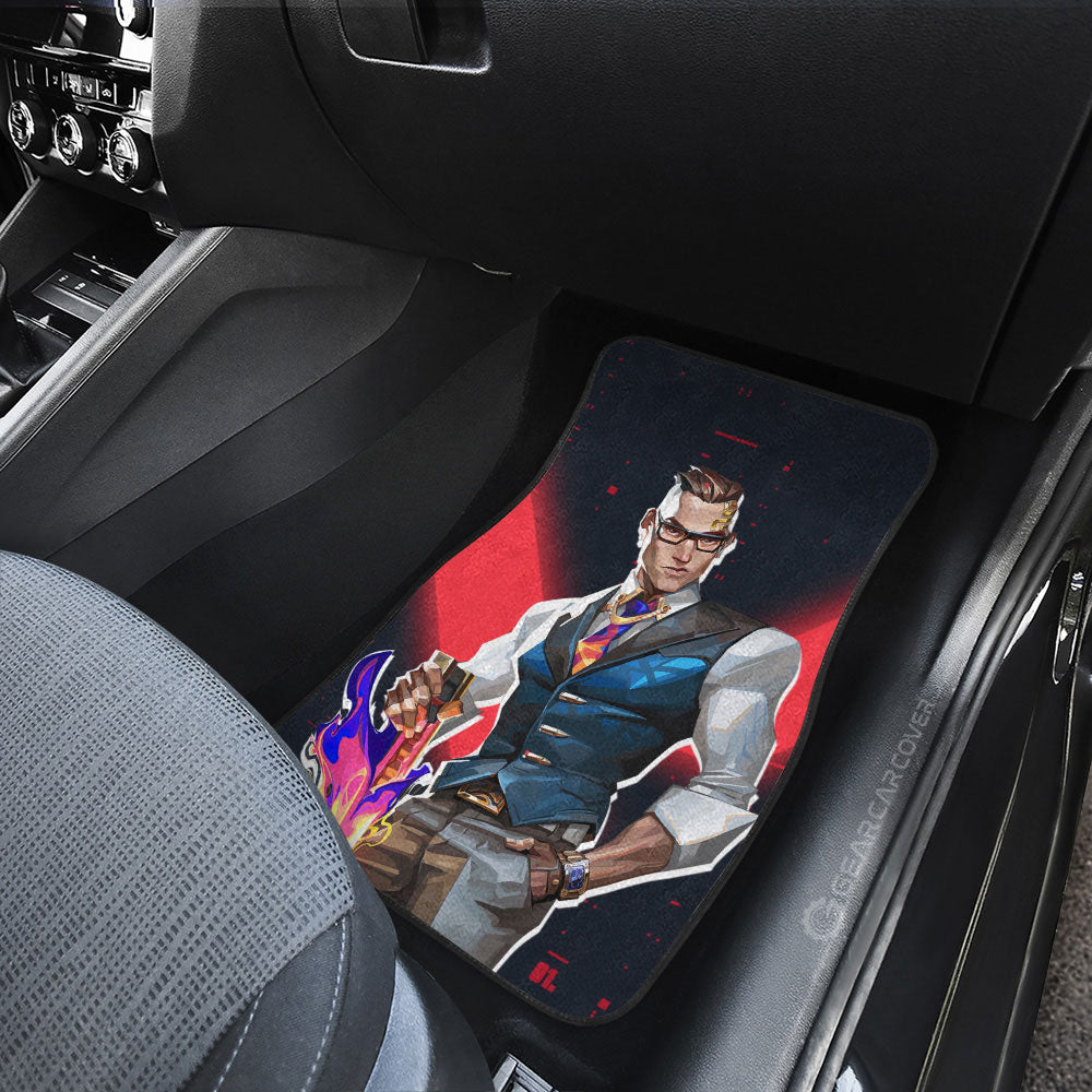 Chamber Car Floor Mats Custom Valorant Agent - Gearcarcover - 3