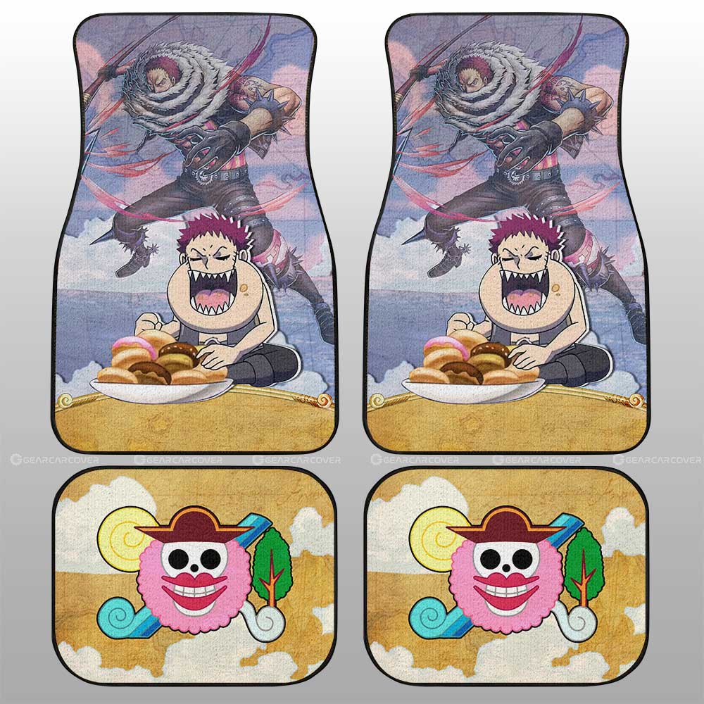 Charlotte Katakuri Car Floor Mats Custom One Piece Map Car Accessories For Anime Fans - Gearcarcover - 2