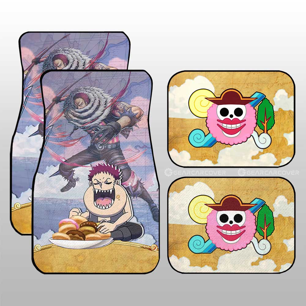 Charlotte Katakuri Car Floor Mats Custom One Piece Map Car Accessories For Anime Fans - Gearcarcover - 1