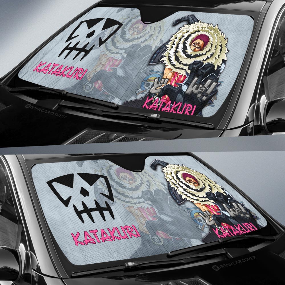 Charlotte Katakuri Car Sunshade Custom One Piece Anime Car Accessories - Gearcarcover - 2