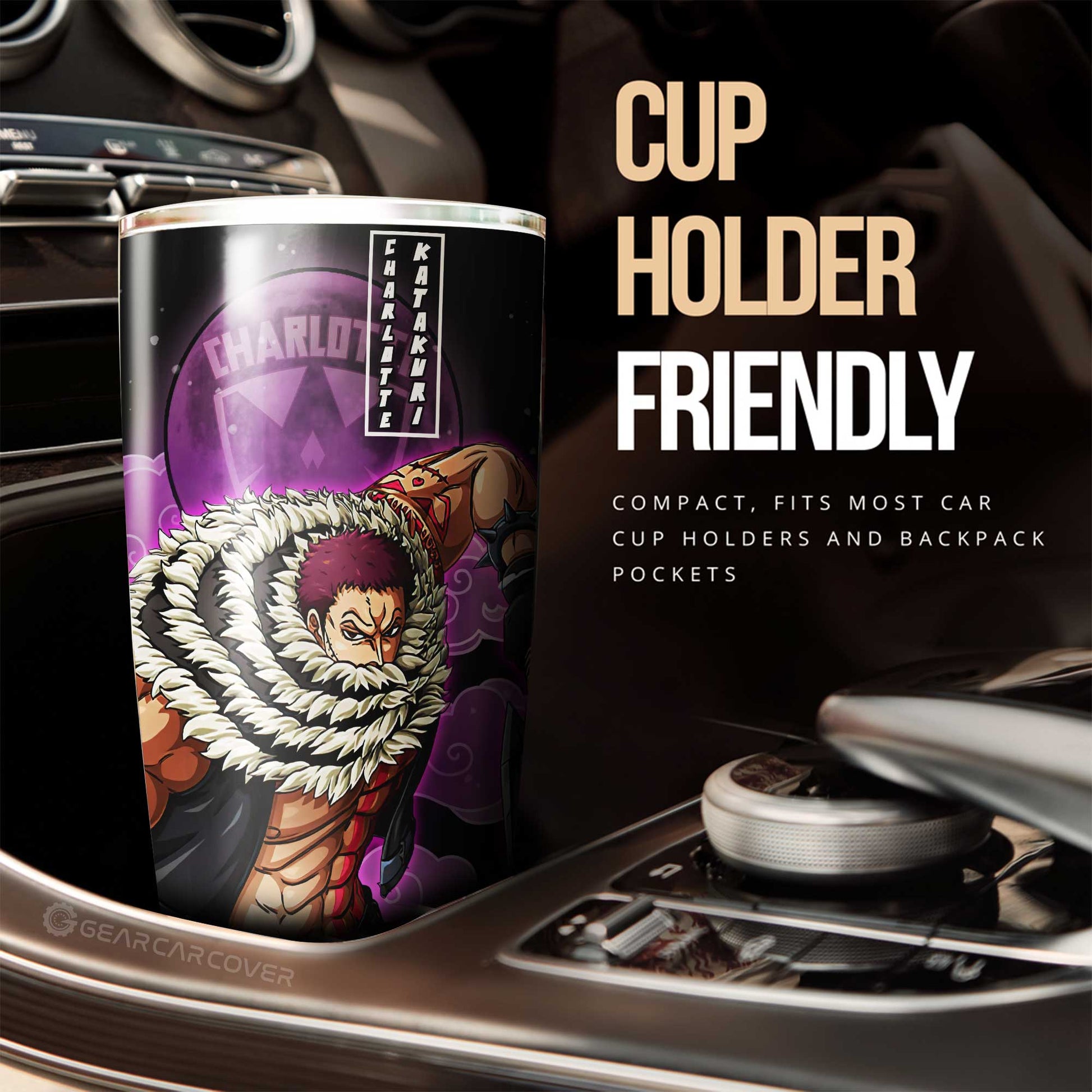 Charlotte Katakuri Tumbler Cup Custom For One Piece Anime Fans - Gearcarcover - 2