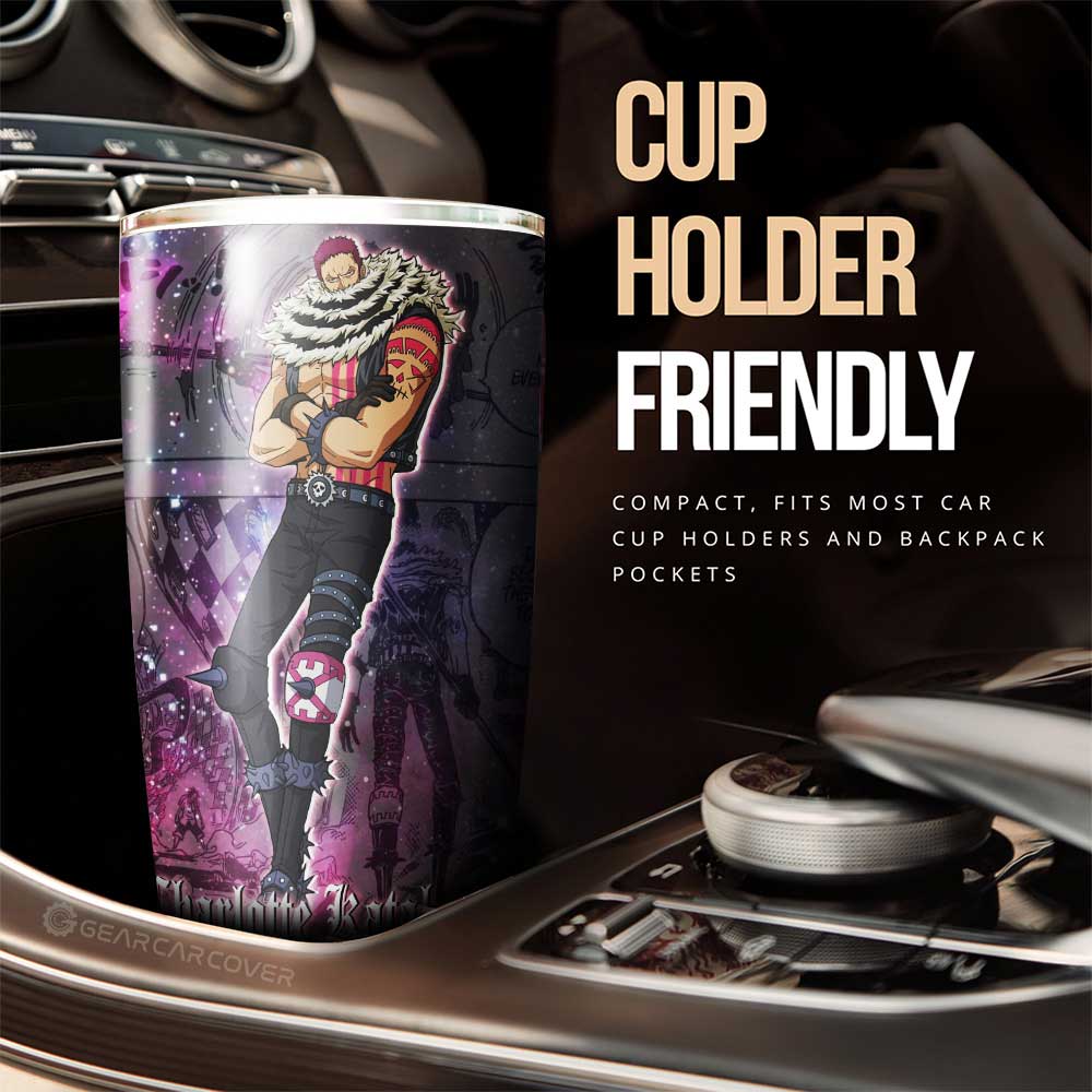 Charlotte Katakuri Tumbler Cup Custom One Piece Anime Car Accessories Manga Galaxy Style - Gearcarcover - 2